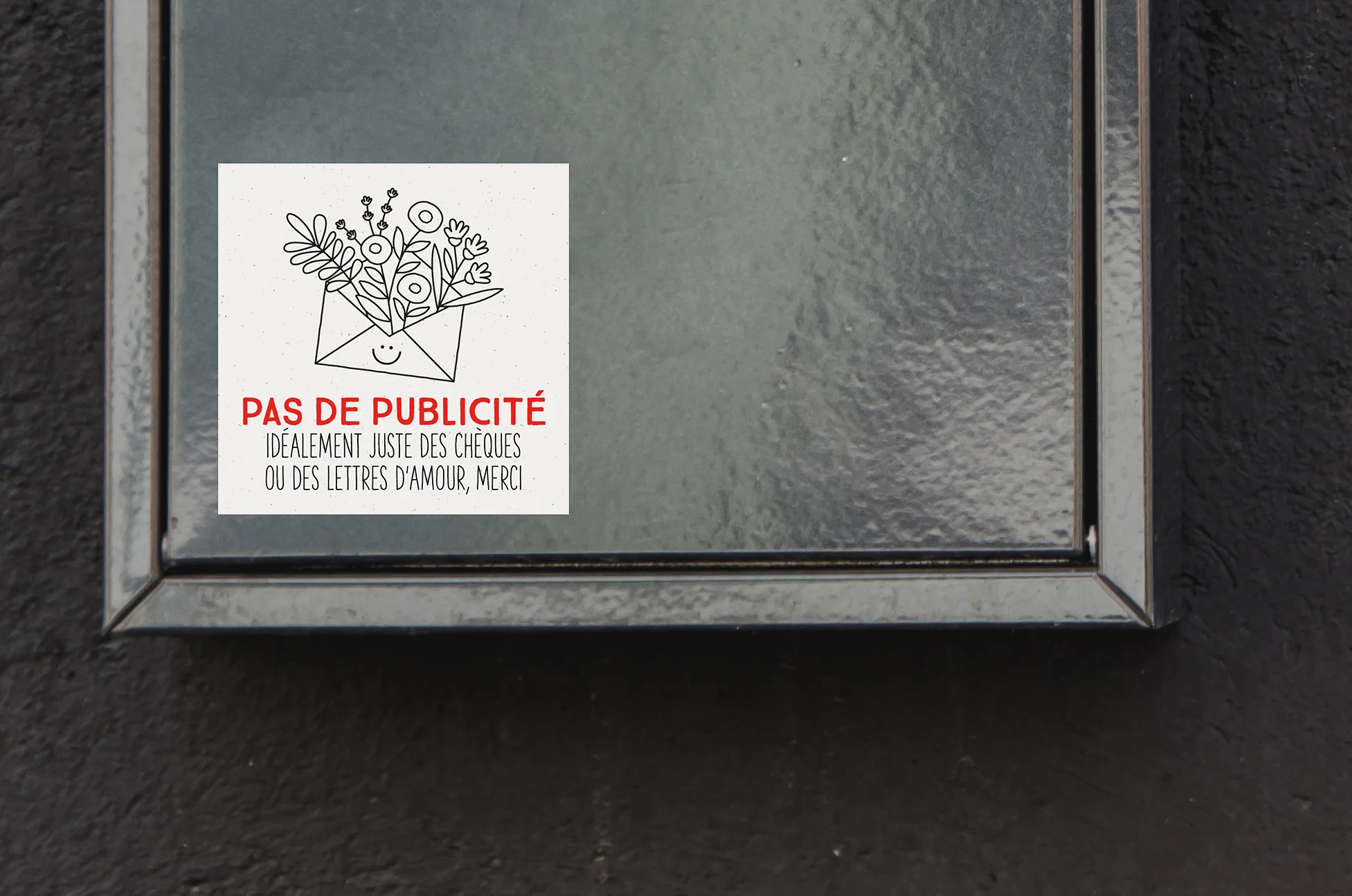 Autocollant:  Pas de publicité - Image 3