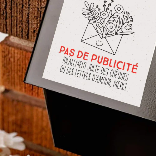 Autocollant:  Pas de publicité - Image 4