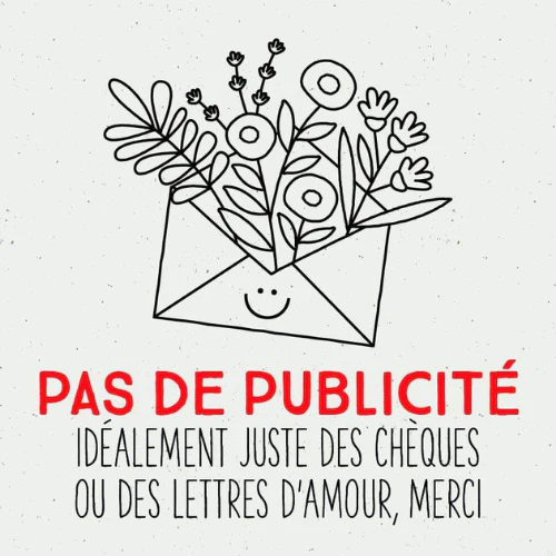 Autocollant:  Pas de publicité - Image 5