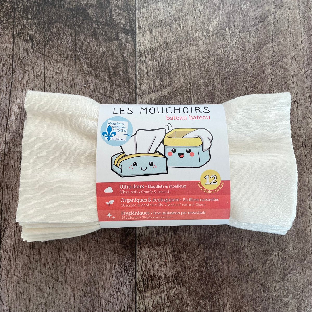 Mouchoirs lavables en tissu – Ensemble de 12 - Image 5