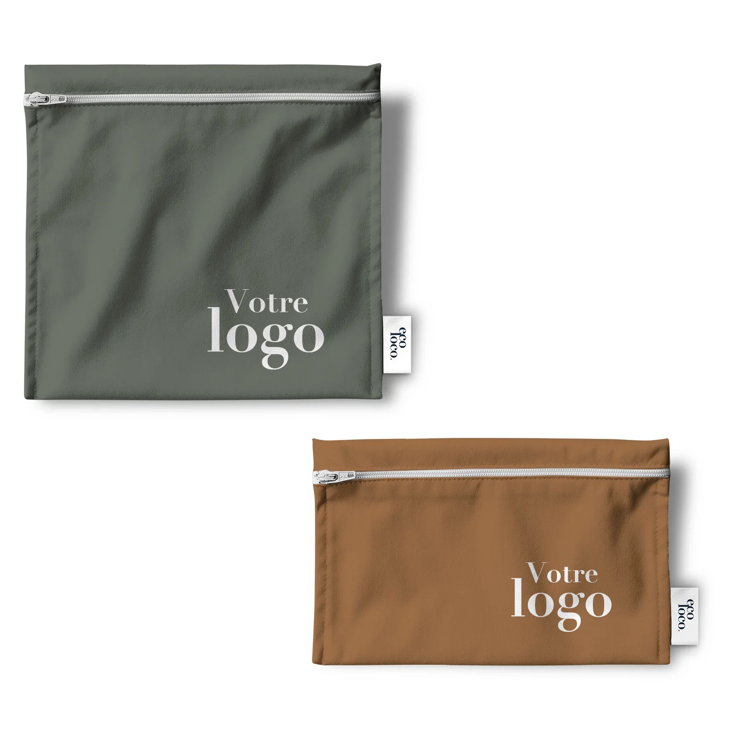 Duo de sacs réutilisable (sandwich et collation) écologiques et réutilisables à personnaliser - Image 6