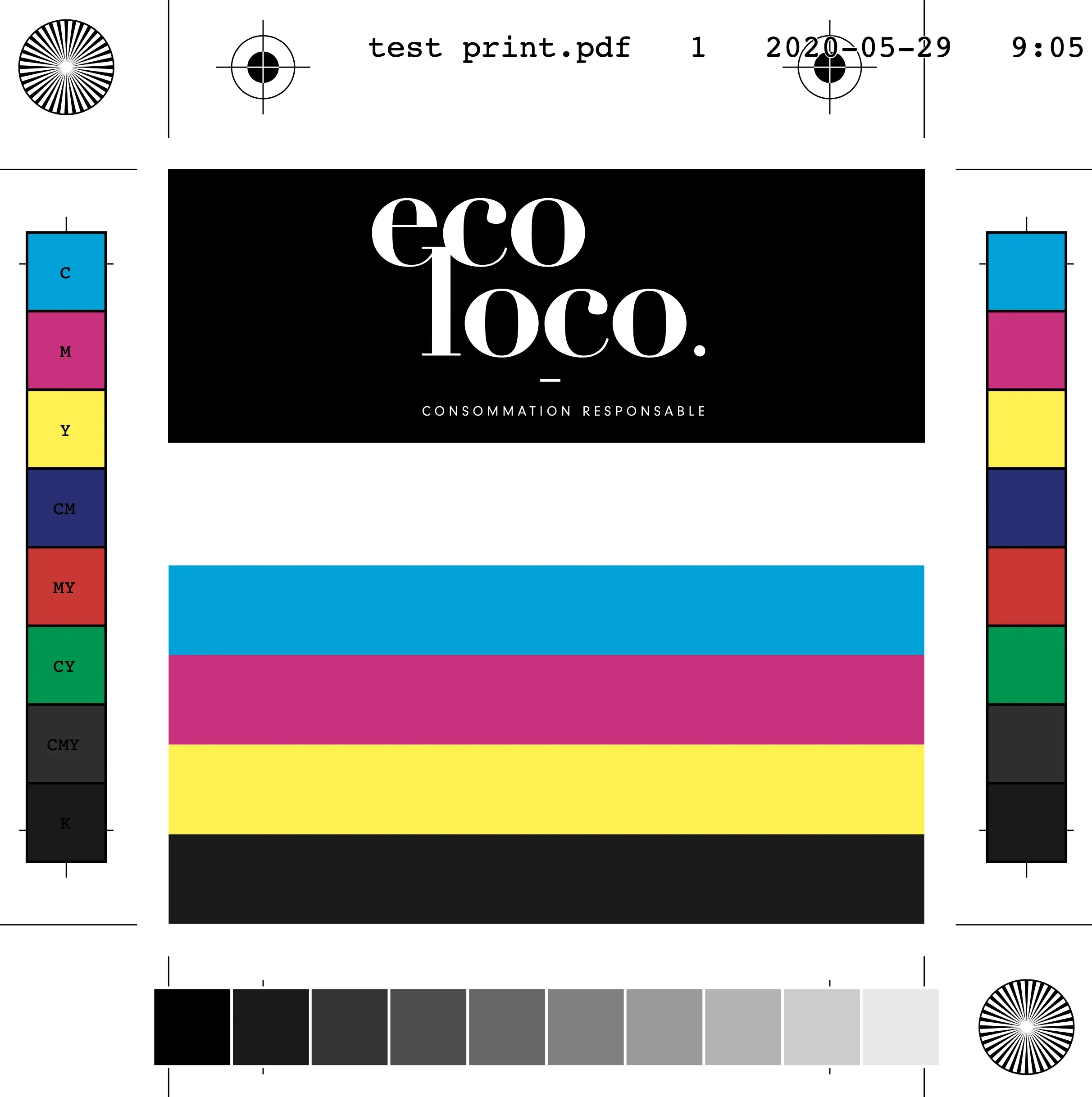 Épreuve physique en couleur sur textile (pré-production) - Image 3