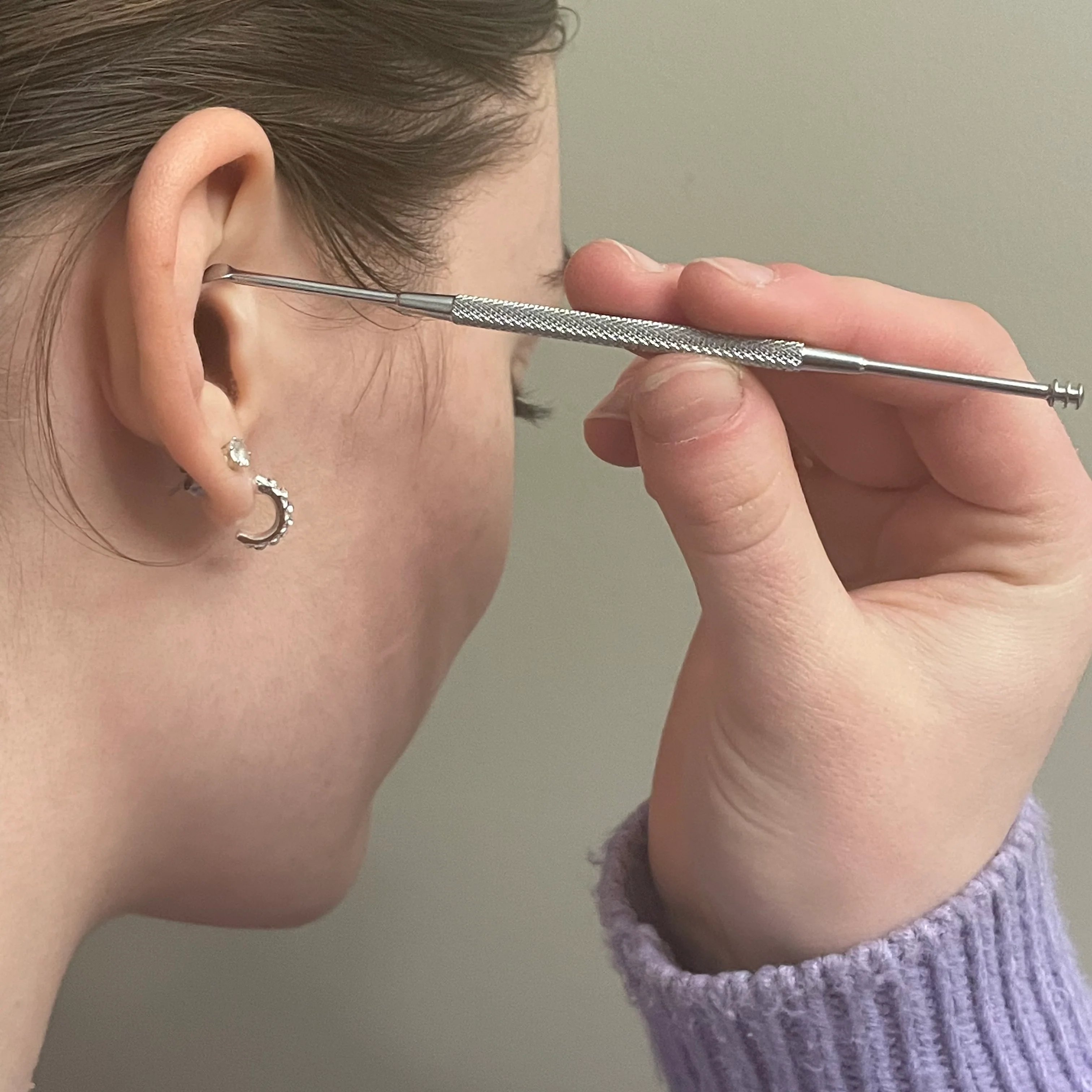 Oriculi en acier inoxydable (Cure-oreille réutilisable) - Image 3