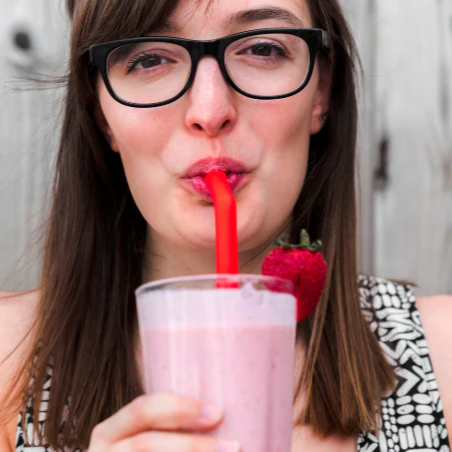 6 pailles en silicone et une brosse - Image 4