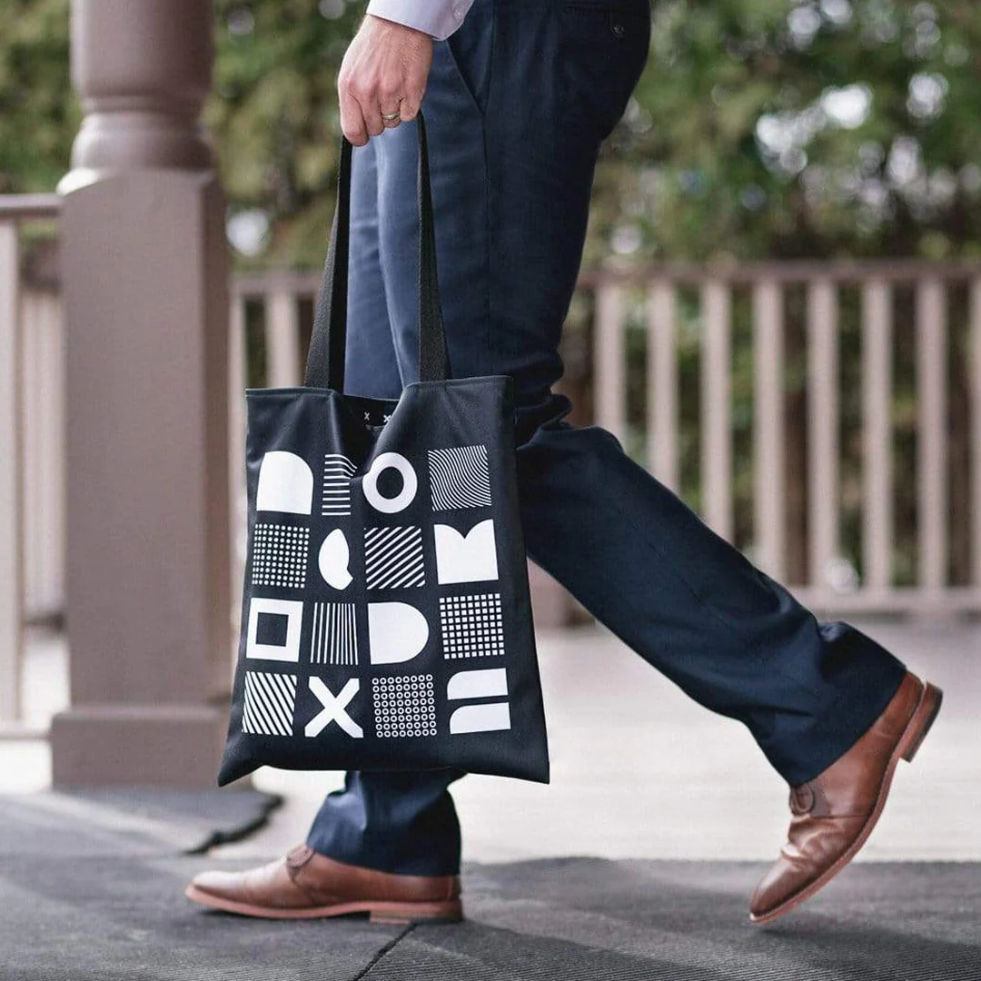 Sac fourre-tout 100% réversible, écologique et réutilisable à personnaliser - Image 7