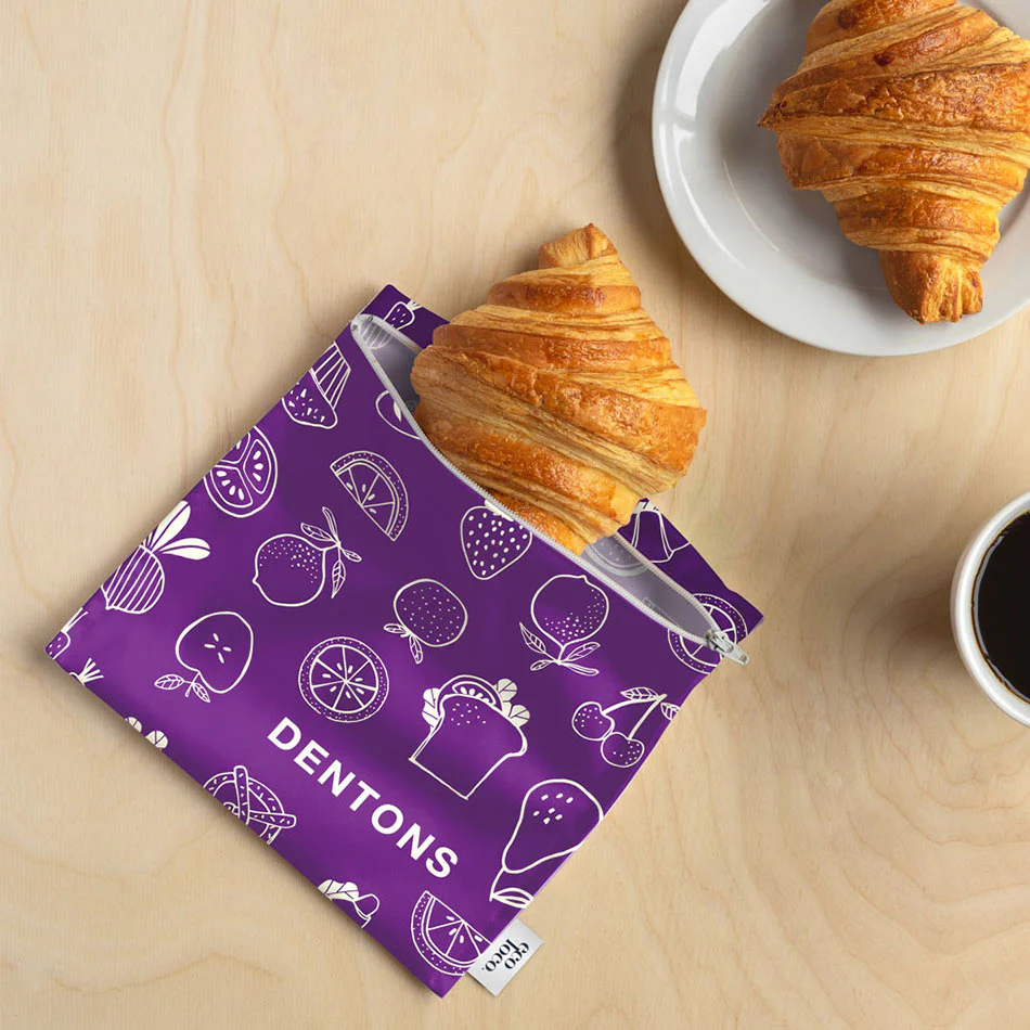 Grand sac écologique et réutilisable à personnaliser (format sandwich) - Image 13