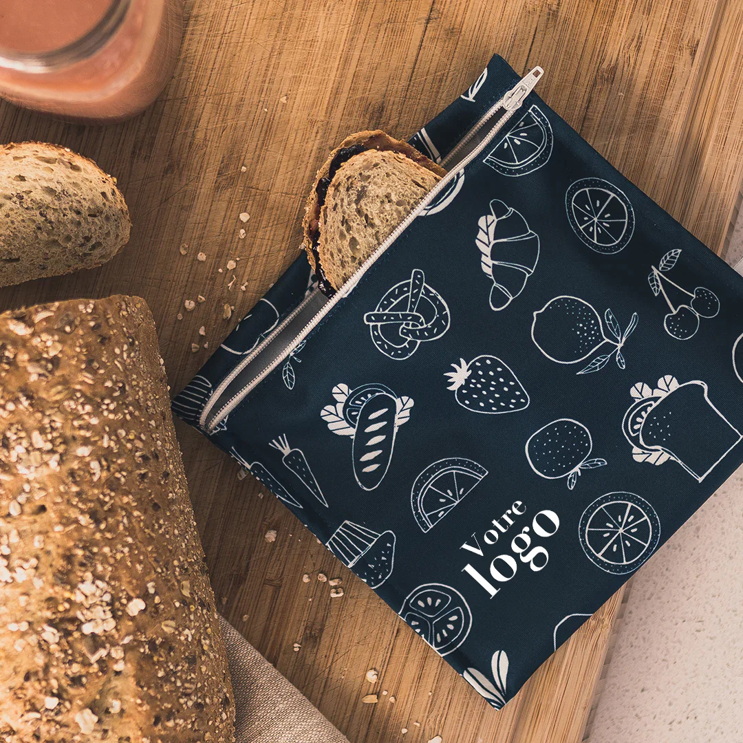 Grand sac écologique et réutilisable à personnaliser (format sandwich) - Image 14