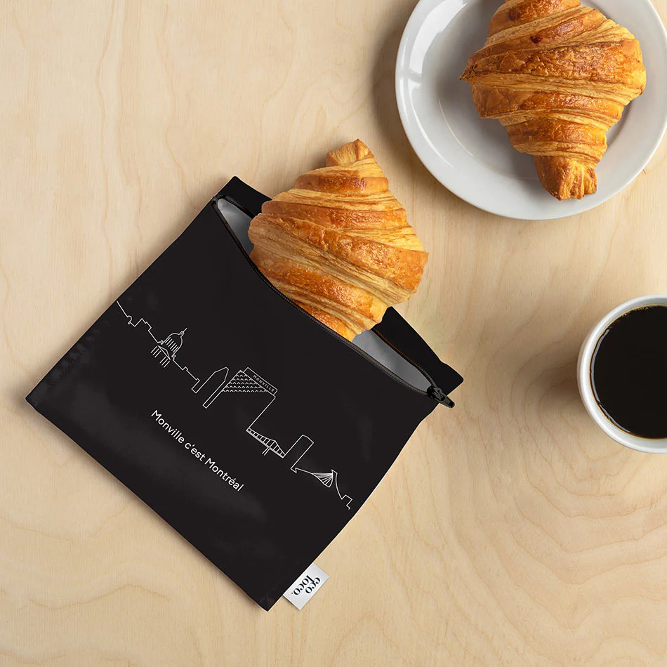 Grand sac écologique et réutilisable à personnaliser (format sandwich) - Image 9