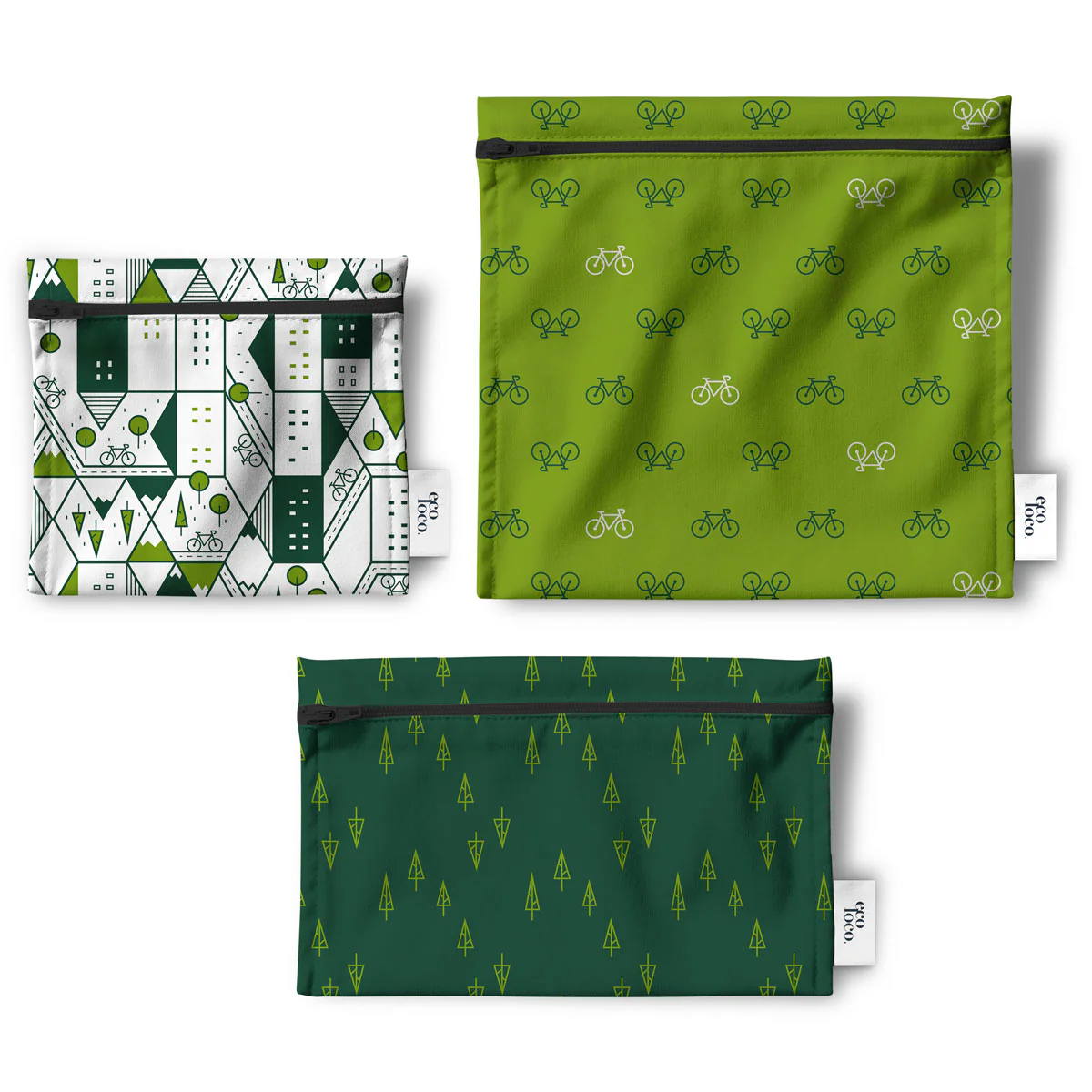 Trio sacs à lunch réutilisables écologiques - Image 13