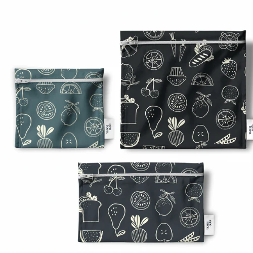 Trio sacs à lunch réutilisables écologiques - Image 4