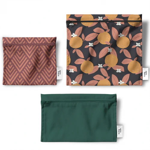 Trio sacs à lunch réutilisables écologiques - Image 7