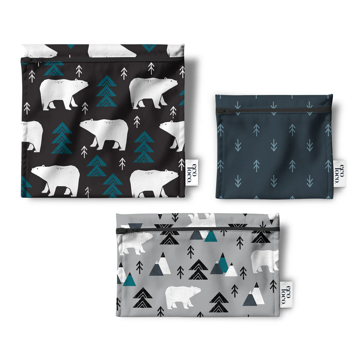 Trio sacs à lunch réutilisables écologiques - Image 8